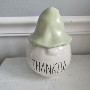 New Rae Dunn Fall Thanksgiving Gnome Candle Candy Apple